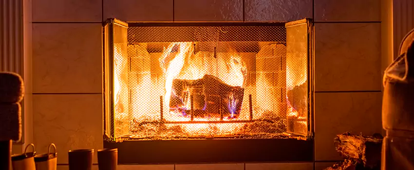 Mendota Hearth Landscape Fireplace Installation in Waynesboro, Virginia
