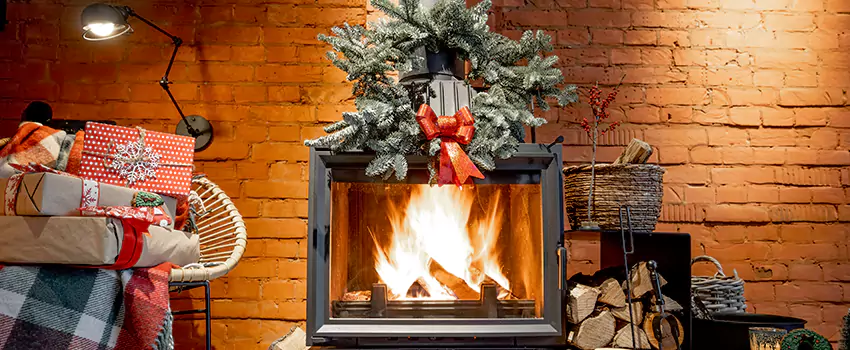 Travis Industries Linear Gas Fireplace Installation in Waynesboro, Virginia