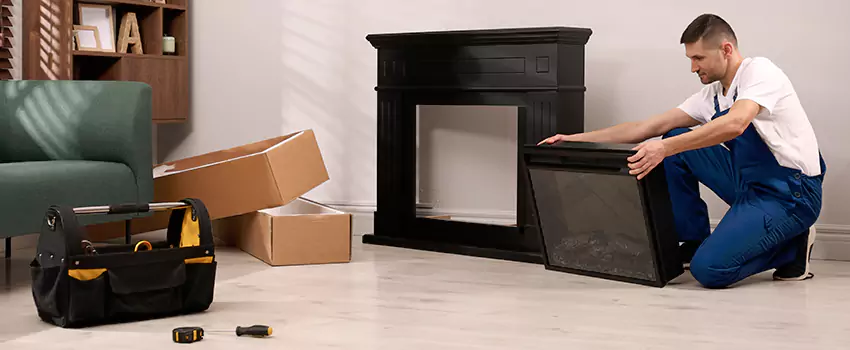 Old Rusted Metal Fireplace Repair And Replacement in Waynesboro, VA