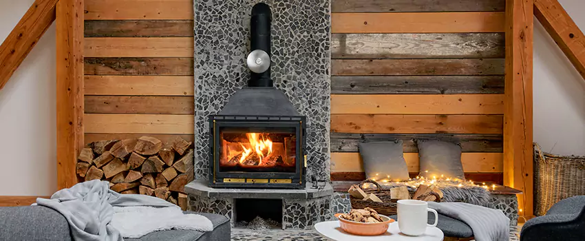 Thelin Hearth Products Direct Vent Gas Stove Fireplace Inspection in Waynesboro, Virginia